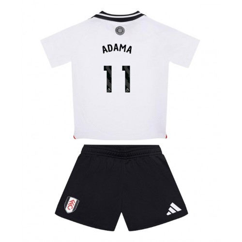 Dres Fulham Adama Traore #11 Domaci za djecu 2024-25 Kratak Rukav (+ kratke hlače)